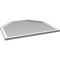 Ekena Millwork Octagonal Top Surface Mount PVC Gable Vent w/ 2"W x 1-1/2"P Brickmould Frame, 42"W x 36"H GVPOT42X3602SN - alternate 4